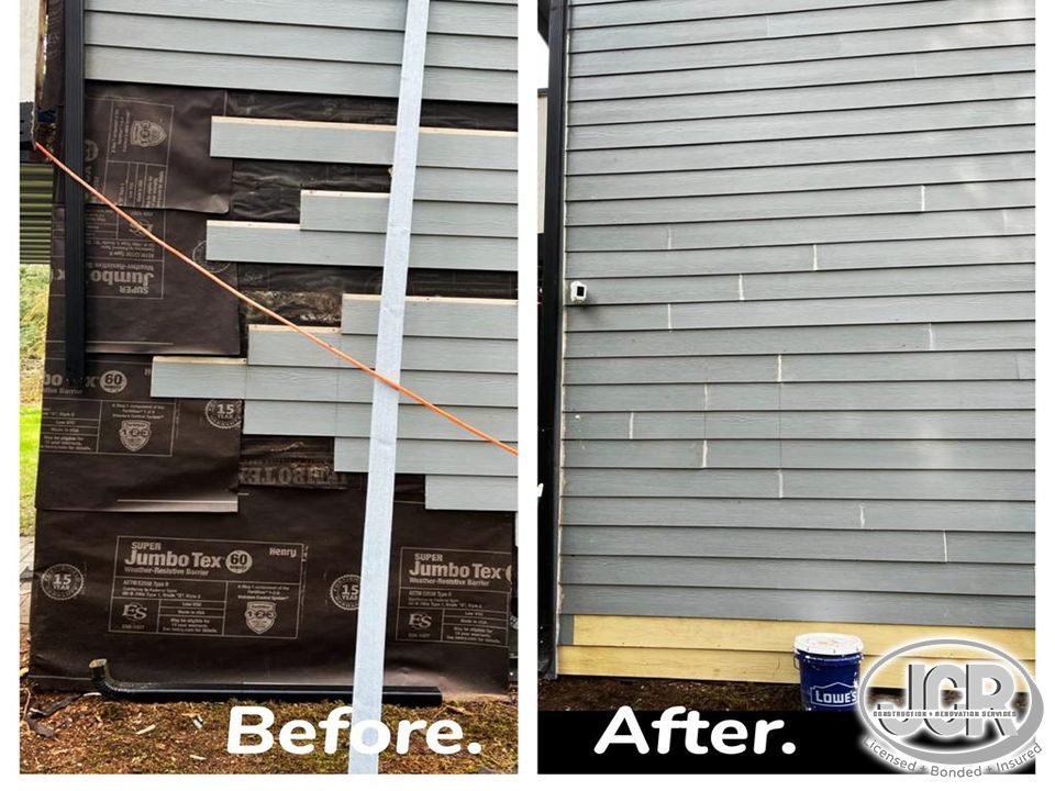 JCR Construction — Siding & Exterior